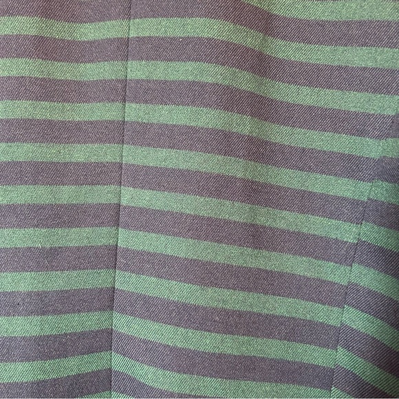 Merona Navy/Forest Green Striped Blazer EUC - Picture 4 of 10